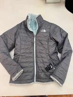 The North Face Quilted Sherpa-Lined and reversibleJacket - Gray